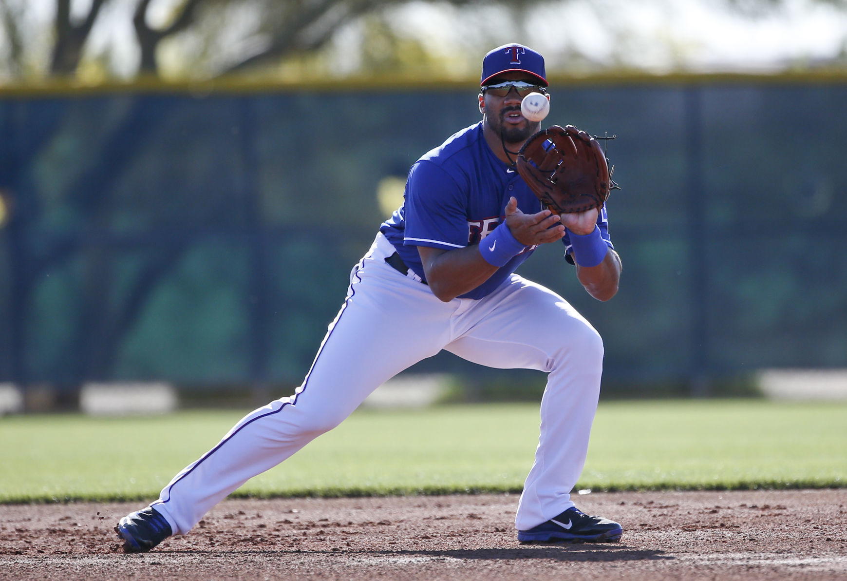 Working at shortstop